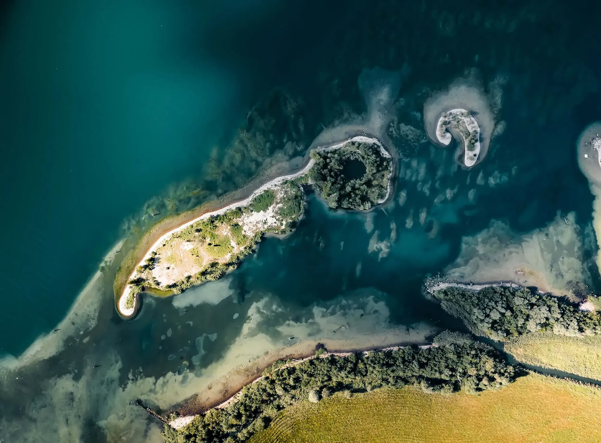 Luftaufnahme Reussdelta